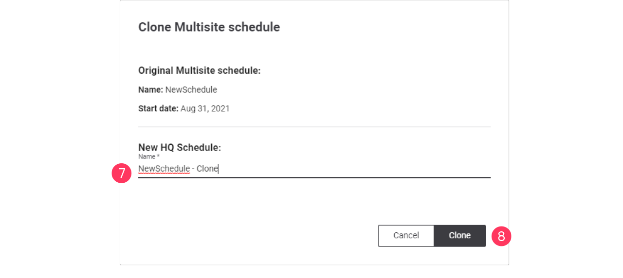 ctl manager03 schedules clone02