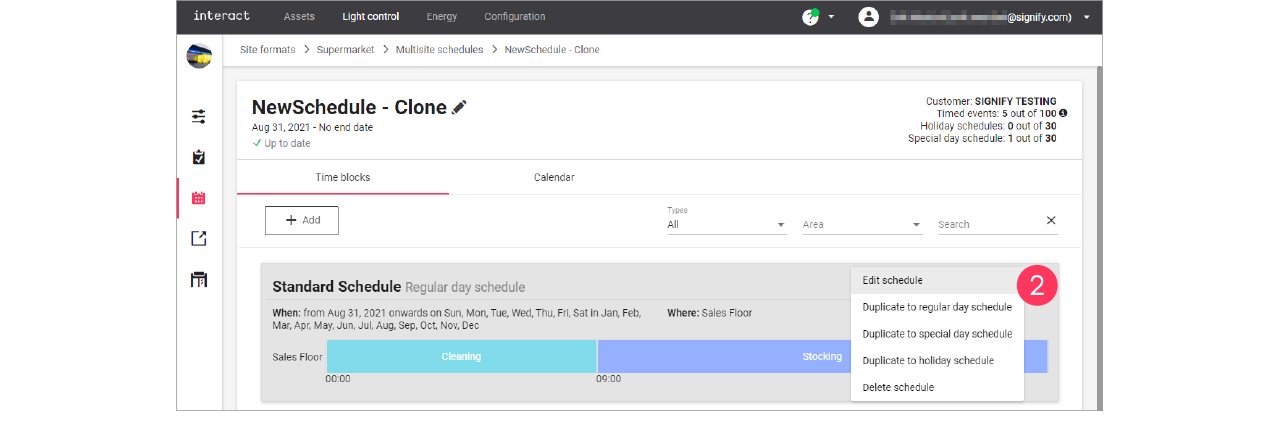 ctl manager03 schedules edit b01